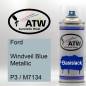 Preview: Ford, Windveil Blue Metallic, P3 / M7134: 400ml Sprühdose, von ATW Autoteile West.